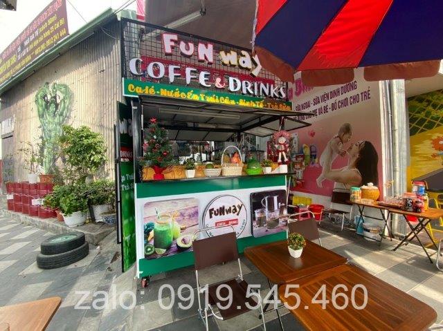 ảnh thực tế xe bán cafe mang đi