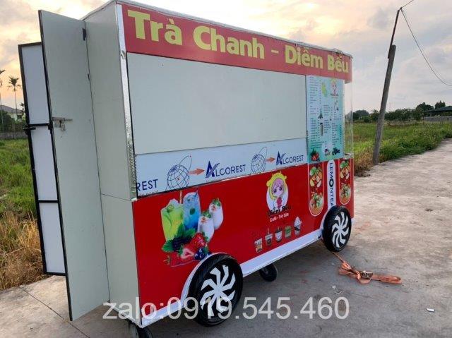 kiot bán trà sữa mô hình xe ô tô